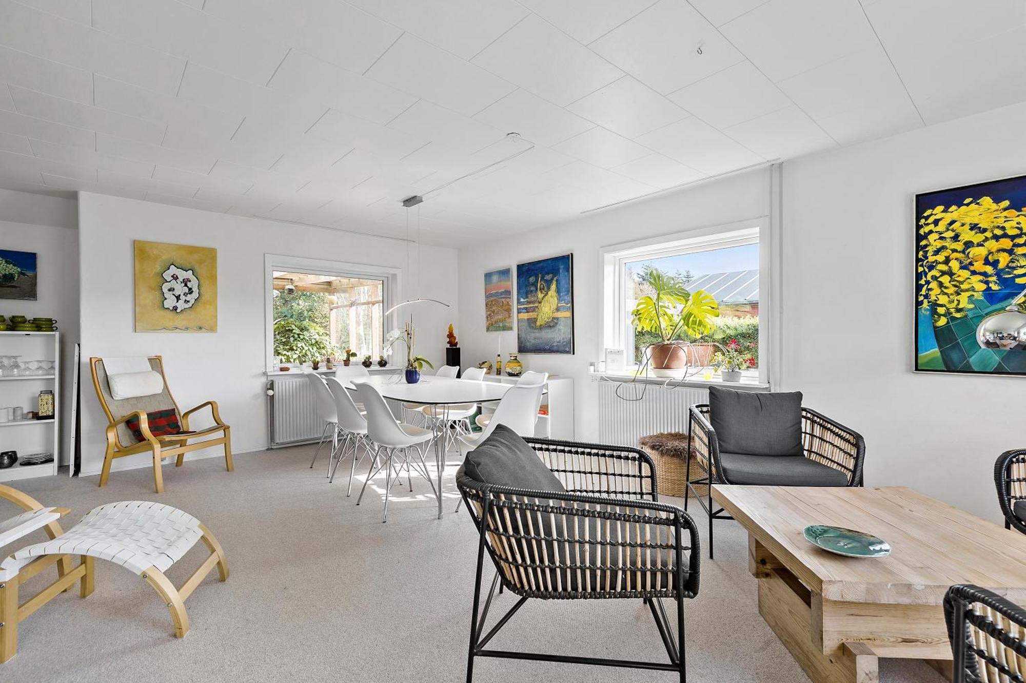 Logi i hus med kunst og have Bed and Breakfast Vestervig Eksteriør billede